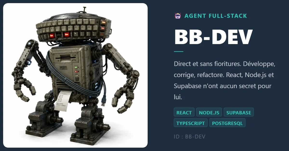 Agent IA BB-DEV — développement autonome de tickets GitHub jusqu'à la pull request