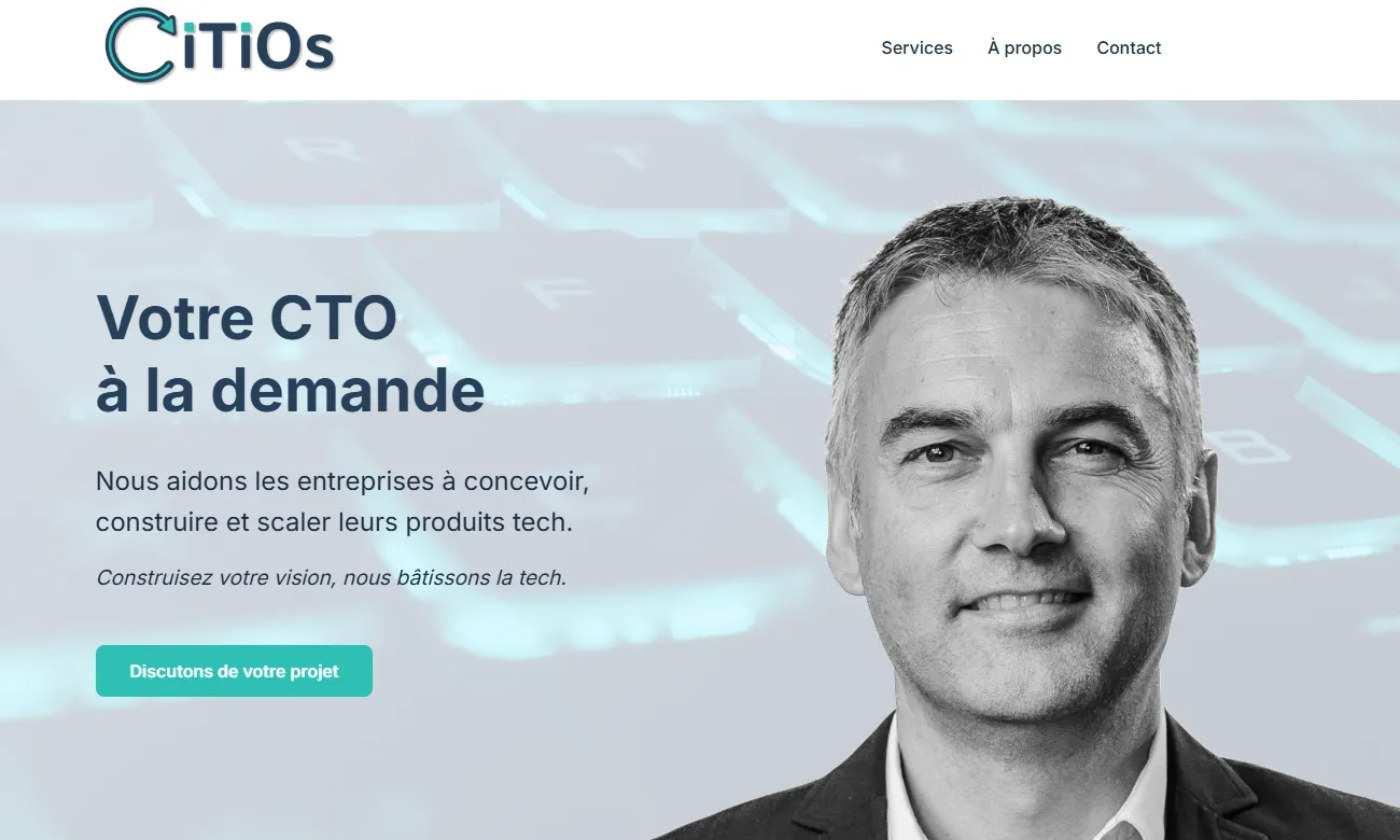 Sébastien Quéré — CTO freelance Rennes, fondateur de Citios